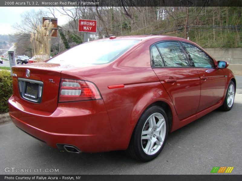 Moroccan Red Pearl / Parchment 2008 Acura TL 3.2
