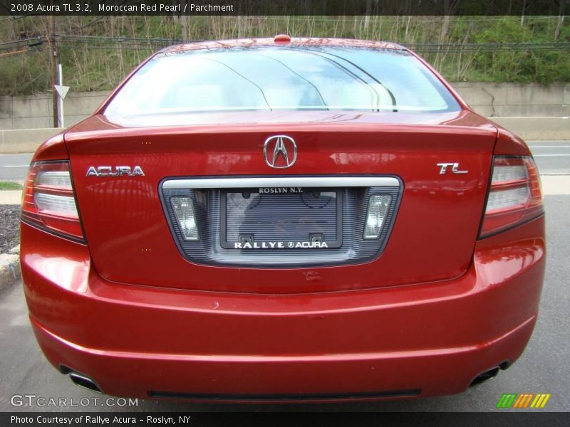 Moroccan Red Pearl / Parchment 2008 Acura TL 3.2