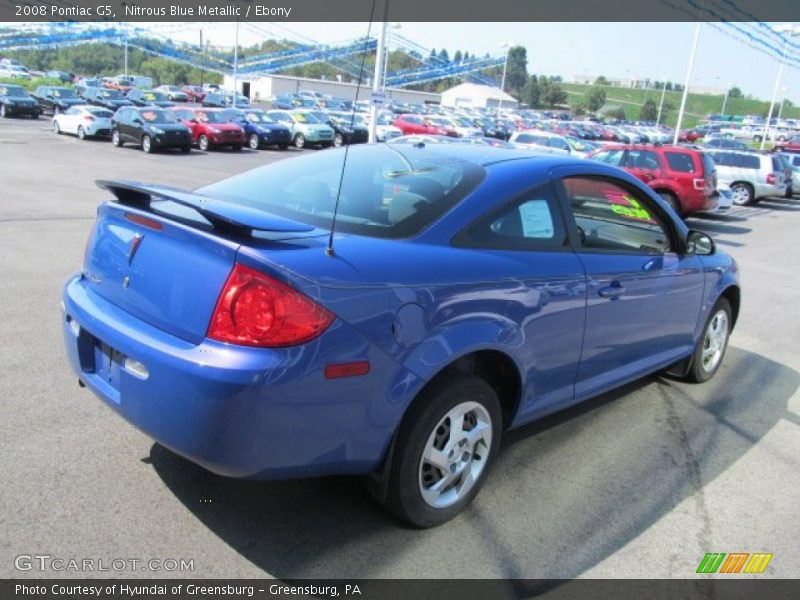 Nitrous Blue Metallic / Ebony 2008 Pontiac G5