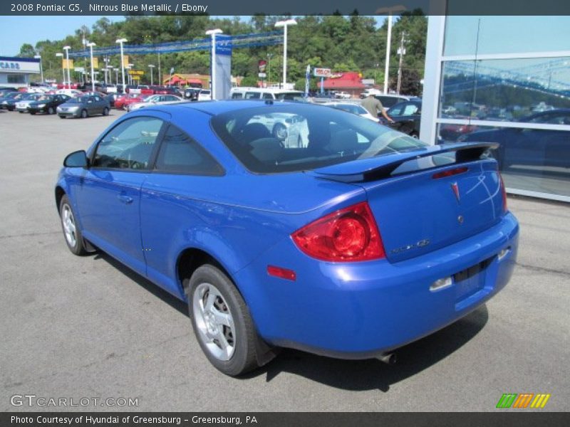 Nitrous Blue Metallic / Ebony 2008 Pontiac G5