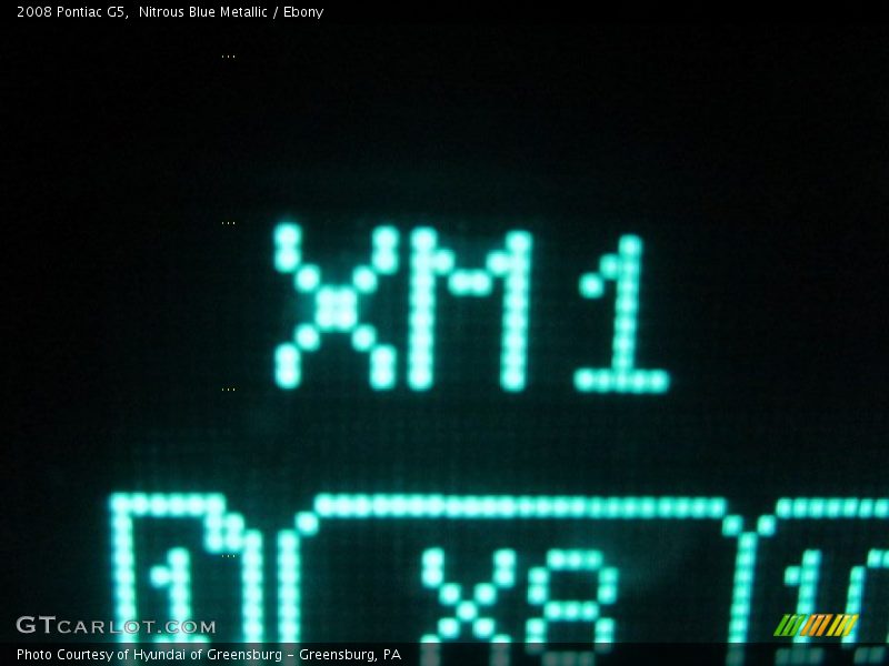 Nitrous Blue Metallic / Ebony 2008 Pontiac G5
