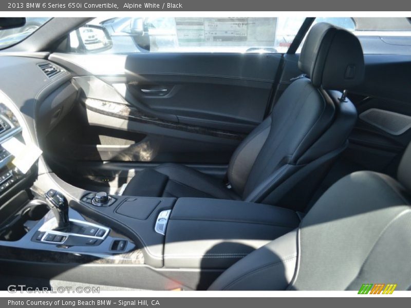 Alpine White / Black 2013 BMW 6 Series 650i Convertible