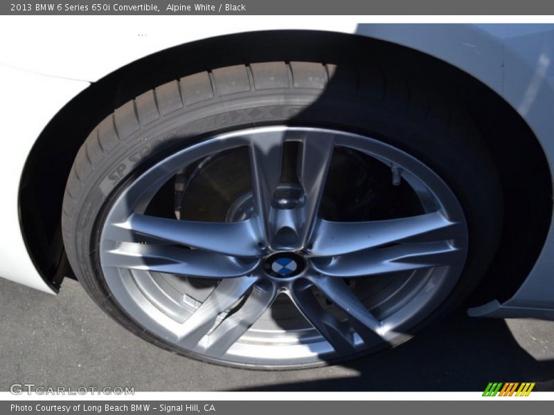 Alpine White / Black 2013 BMW 6 Series 650i Convertible