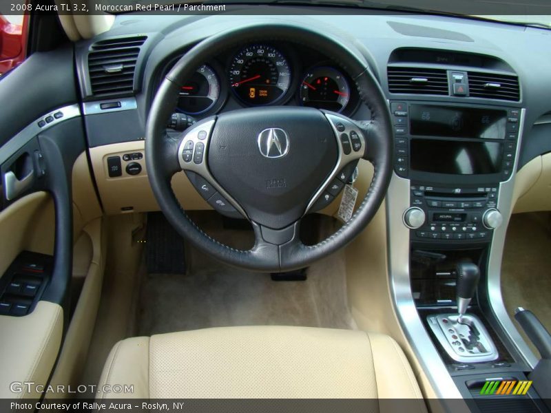 Moroccan Red Pearl / Parchment 2008 Acura TL 3.2