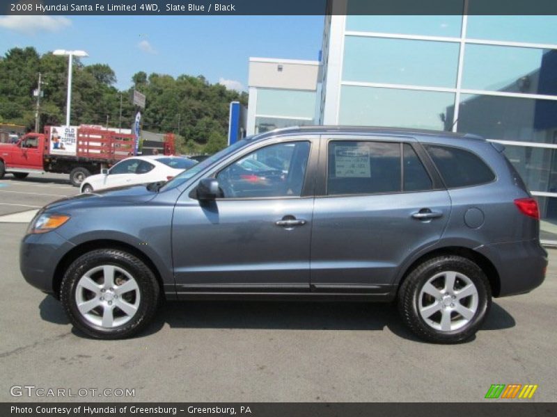 Slate Blue / Black 2008 Hyundai Santa Fe Limited 4WD