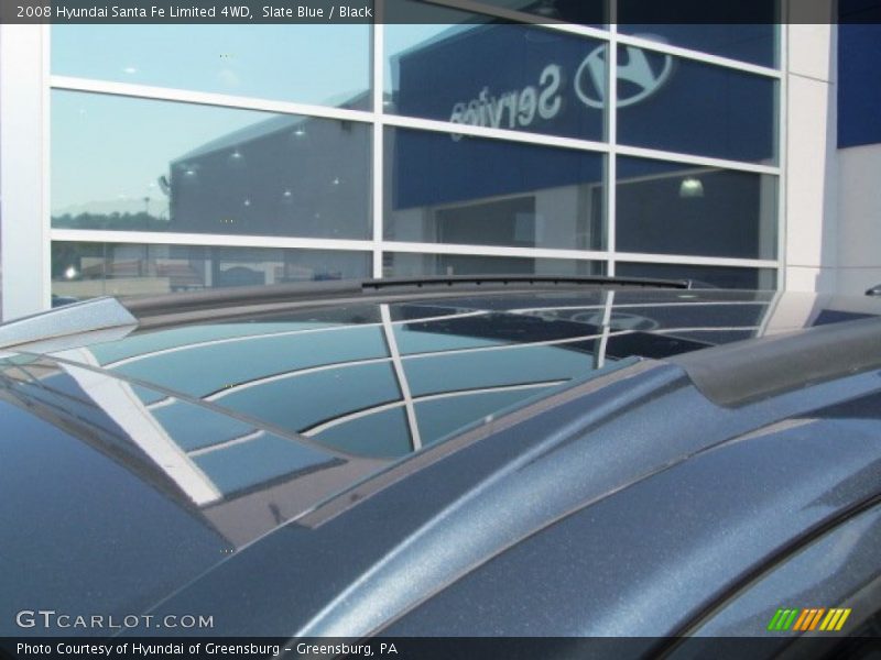 Slate Blue / Black 2008 Hyundai Santa Fe Limited 4WD