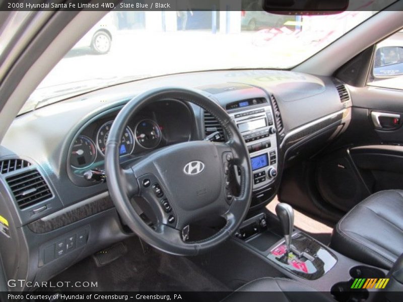 Slate Blue / Black 2008 Hyundai Santa Fe Limited 4WD