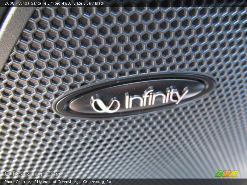 Slate Blue / Black 2008 Hyundai Santa Fe Limited 4WD