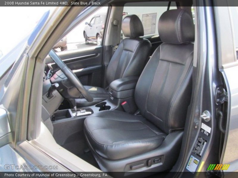 Slate Blue / Black 2008 Hyundai Santa Fe Limited 4WD
