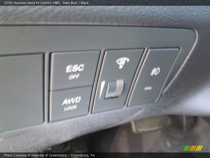 Slate Blue / Black 2008 Hyundai Santa Fe Limited 4WD