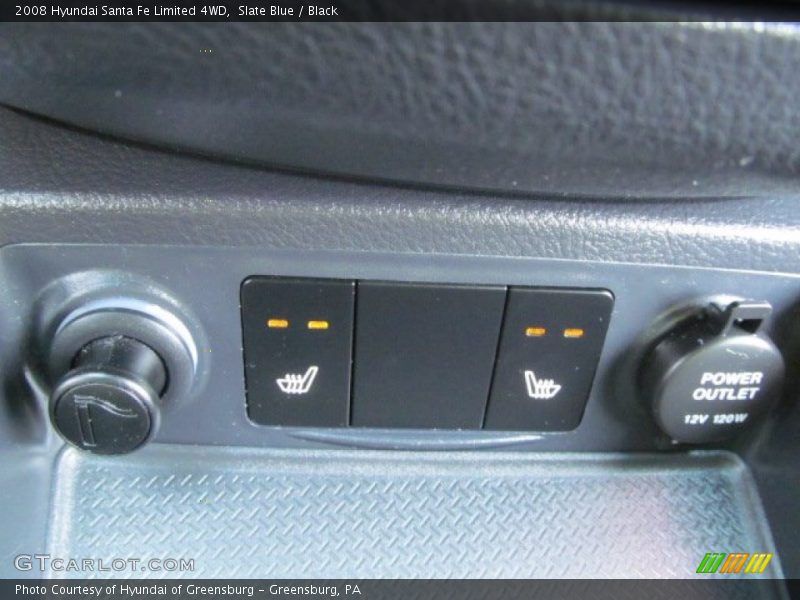 Slate Blue / Black 2008 Hyundai Santa Fe Limited 4WD