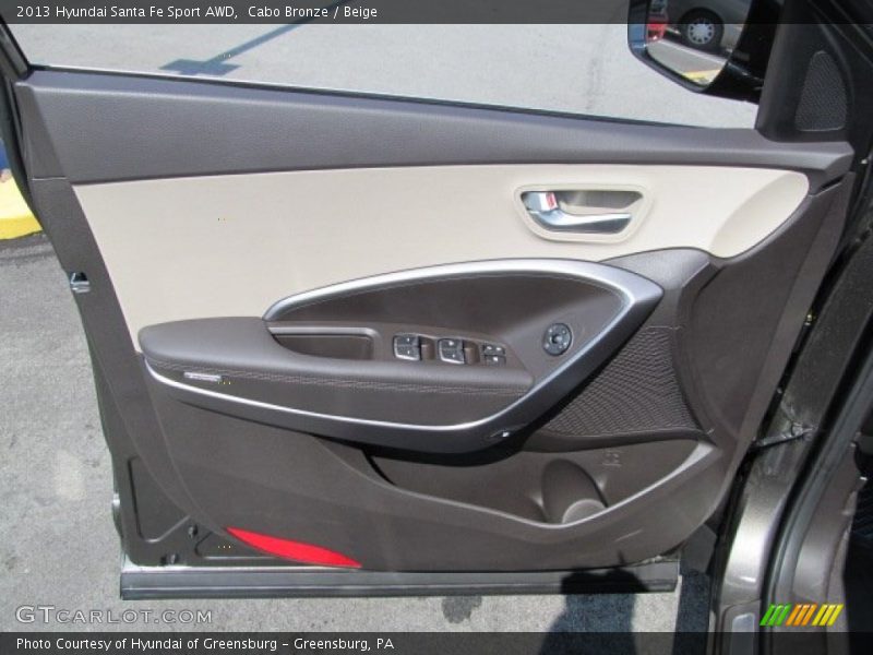 Cabo Bronze / Beige 2013 Hyundai Santa Fe Sport AWD