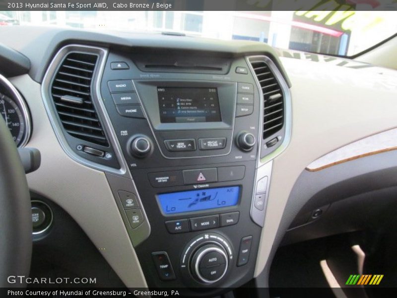 Cabo Bronze / Beige 2013 Hyundai Santa Fe Sport AWD
