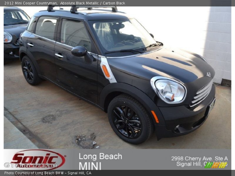 Absolute Black Metallic / Carbon Black 2012 Mini Cooper Countryman