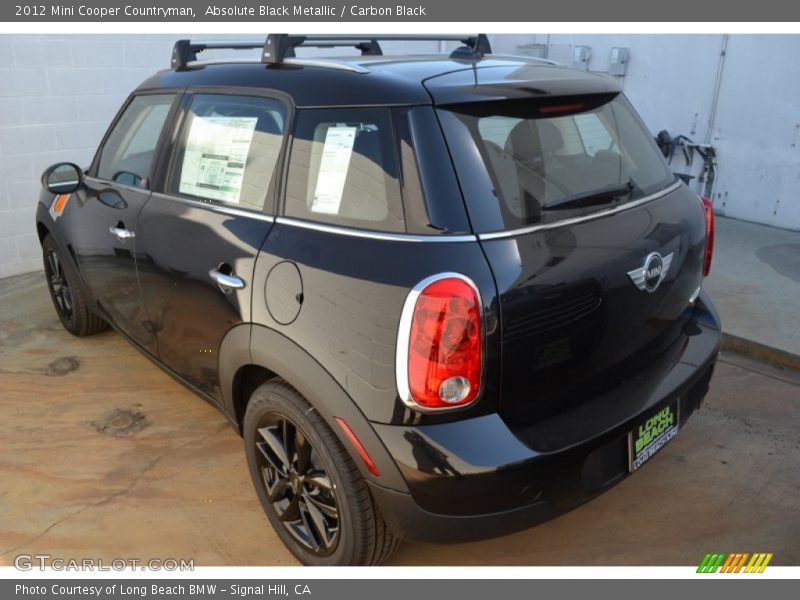 Absolute Black Metallic / Carbon Black 2012 Mini Cooper Countryman