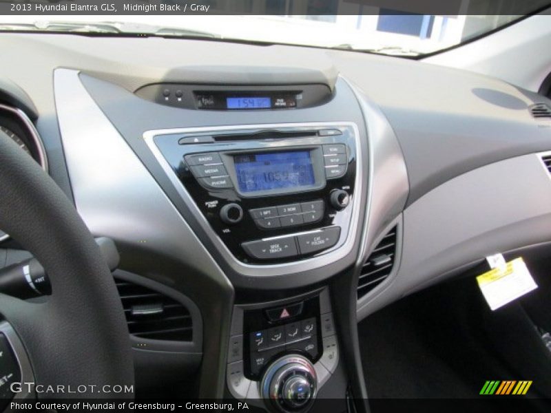 Midnight Black / Gray 2013 Hyundai Elantra GLS