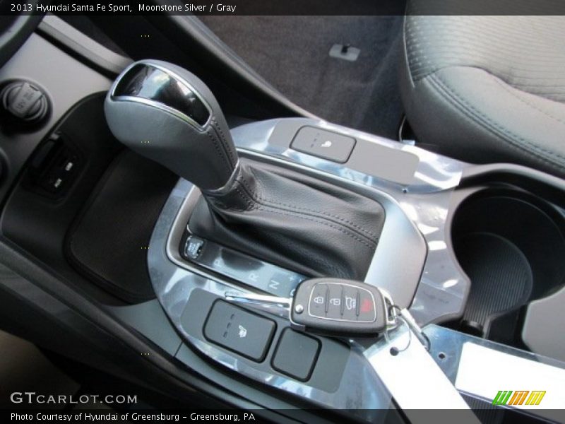 Moonstone Silver / Gray 2013 Hyundai Santa Fe Sport