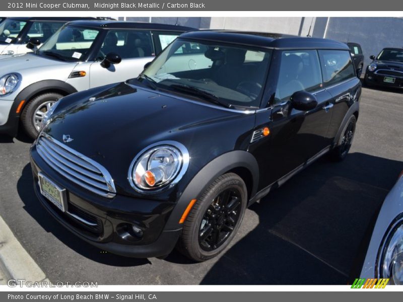Midnight Black Metallic / Carbon Black 2012 Mini Cooper Clubman