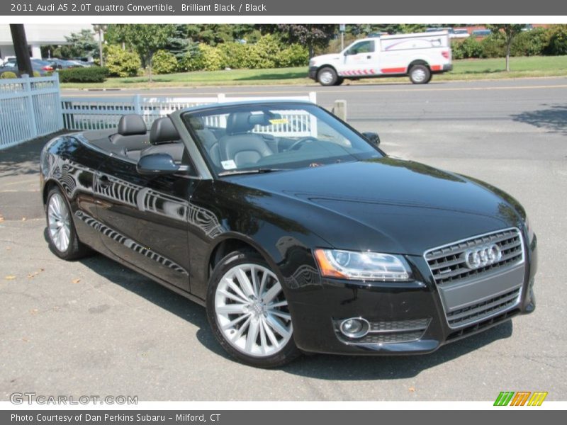 Brilliant Black / Black 2011 Audi A5 2.0T quattro Convertible