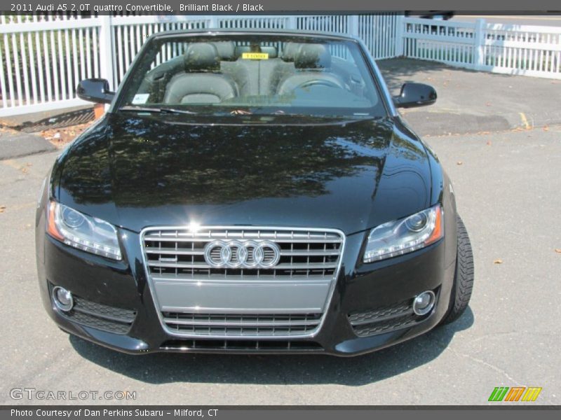 Brilliant Black / Black 2011 Audi A5 2.0T quattro Convertible