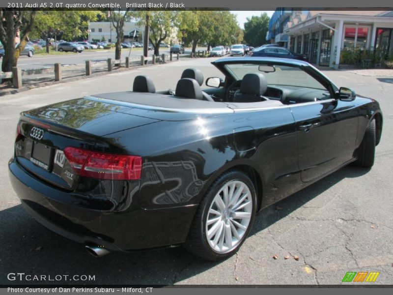 Brilliant Black / Black 2011 Audi A5 2.0T quattro Convertible