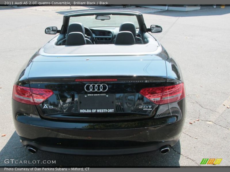 Brilliant Black / Black 2011 Audi A5 2.0T quattro Convertible