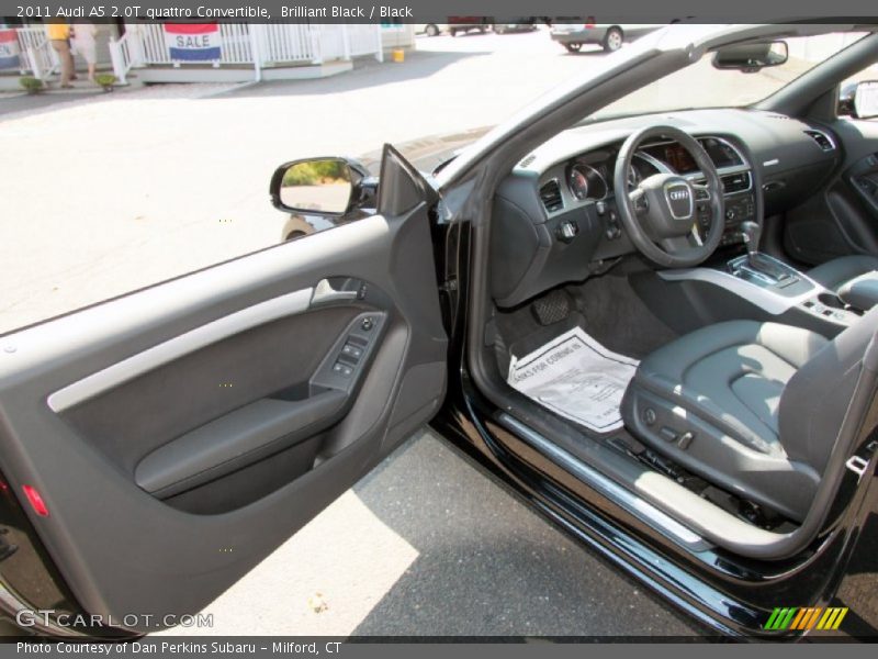 Brilliant Black / Black 2011 Audi A5 2.0T quattro Convertible