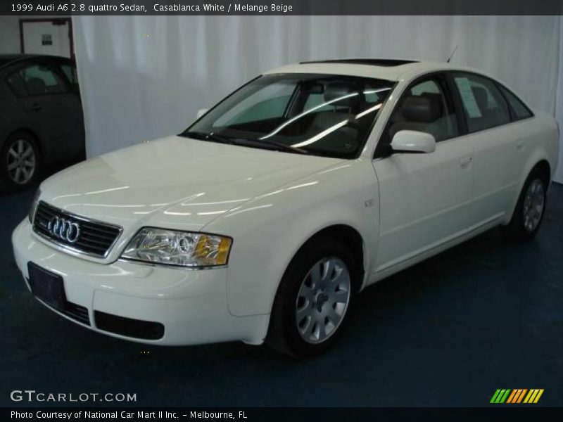 Casablanca White / Melange Beige 1999 Audi A6 2.8 quattro Sedan