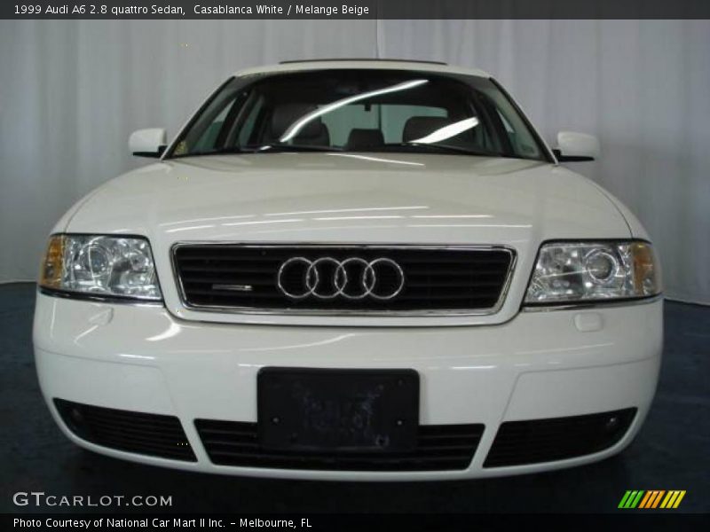 Casablanca White / Melange Beige 1999 Audi A6 2.8 quattro Sedan