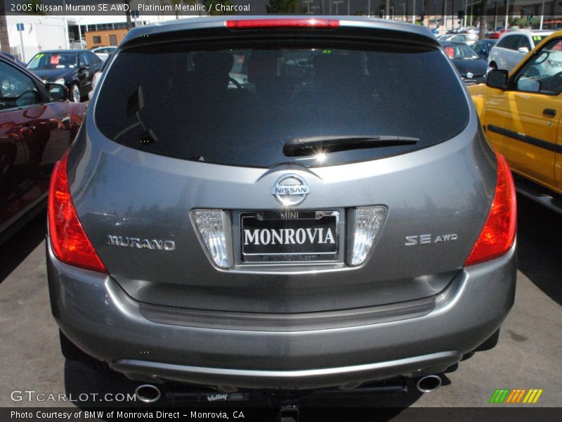 Platinum Metallic / Charcoal 2005 Nissan Murano SE AWD