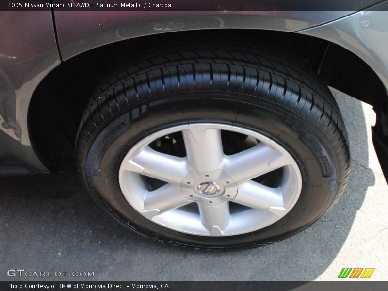 Platinum Metallic / Charcoal 2005 Nissan Murano SE AWD