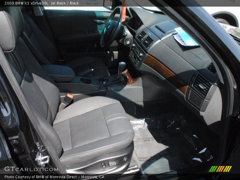 Jet Black / Black 2009 BMW X3 xDrive30i