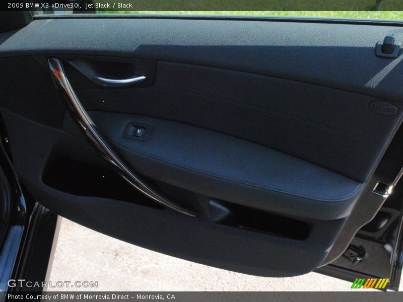 Jet Black / Black 2009 BMW X3 xDrive30i