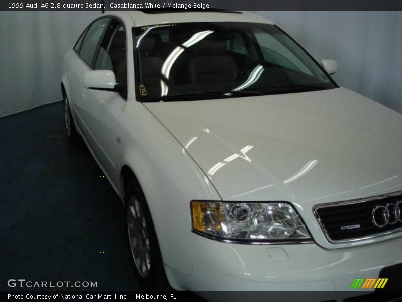 Casablanca White / Melange Beige 1999 Audi A6 2.8 quattro Sedan
