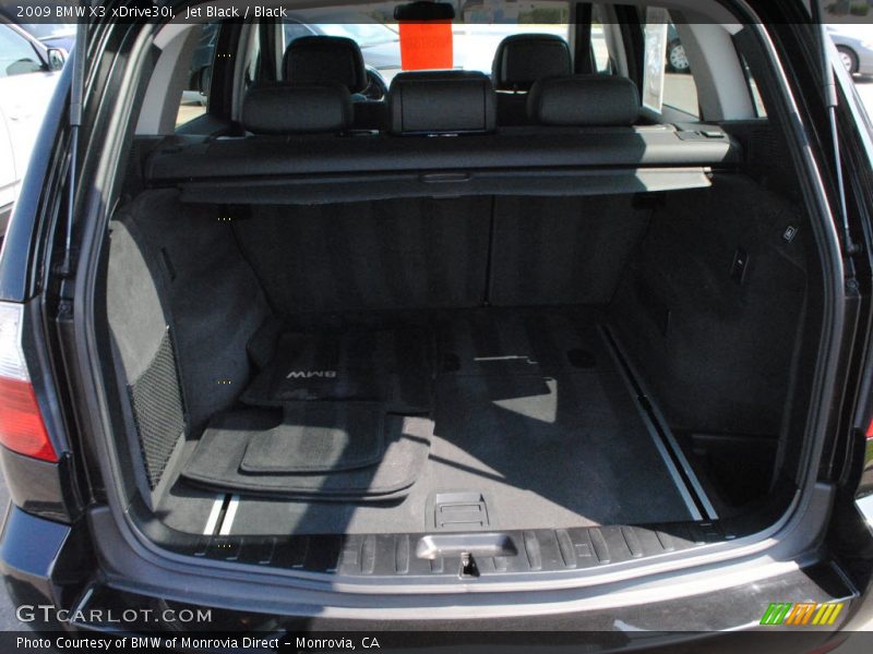 Jet Black / Black 2009 BMW X3 xDrive30i