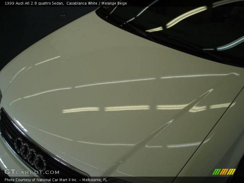 Casablanca White / Melange Beige 1999 Audi A6 2.8 quattro Sedan