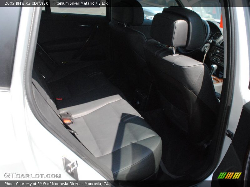 Titanium Silver Metallic / Black 2009 BMW X3 xDrive30i