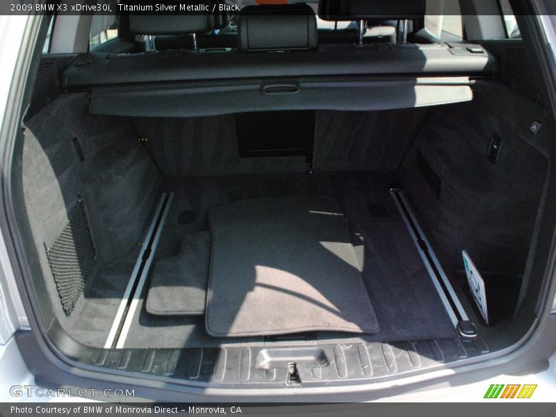 Titanium Silver Metallic / Black 2009 BMW X3 xDrive30i