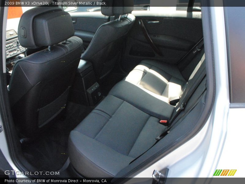 Titanium Silver Metallic / Black 2009 BMW X3 xDrive30i