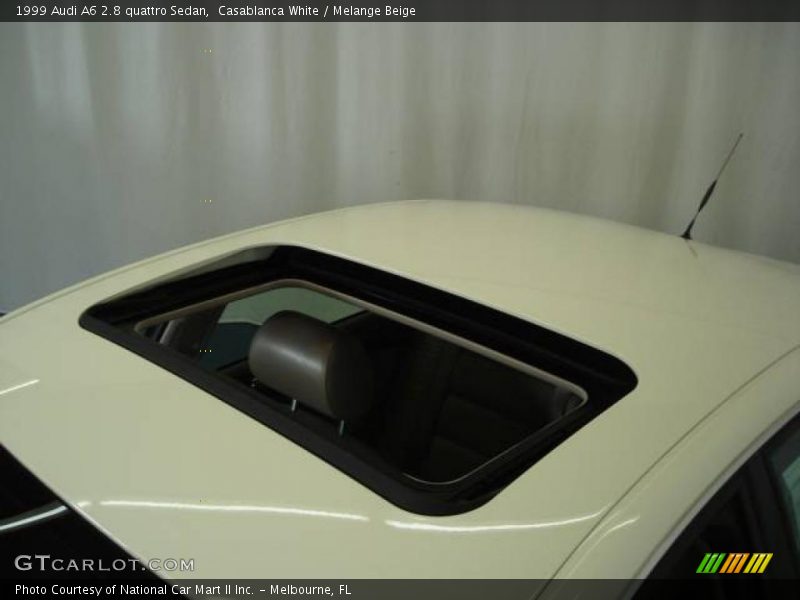 Casablanca White / Melange Beige 1999 Audi A6 2.8 quattro Sedan