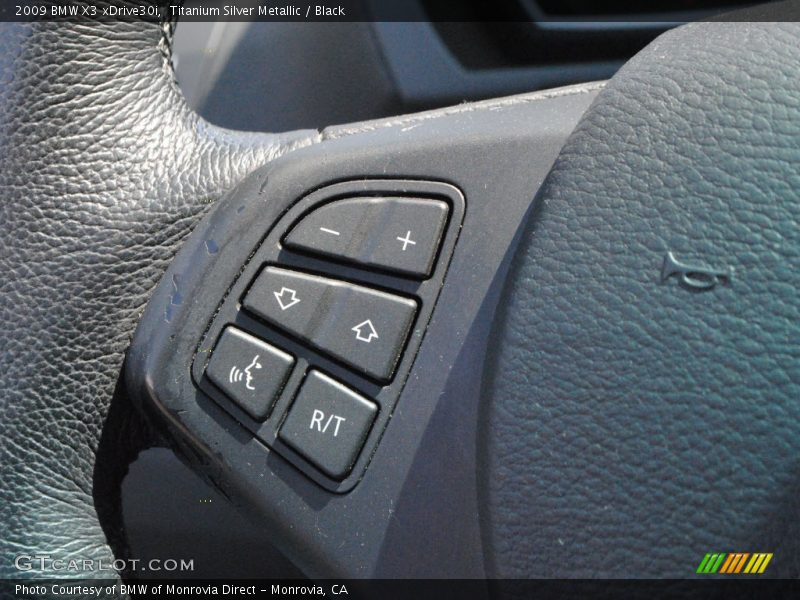 Titanium Silver Metallic / Black 2009 BMW X3 xDrive30i