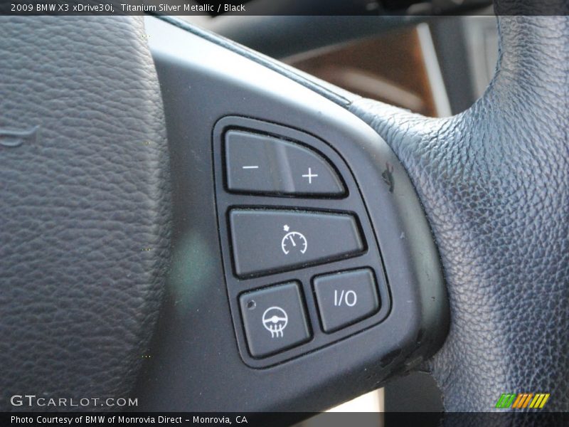 Titanium Silver Metallic / Black 2009 BMW X3 xDrive30i