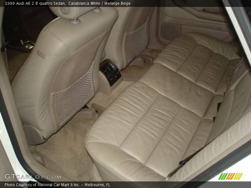 Casablanca White / Melange Beige 1999 Audi A6 2.8 quattro Sedan