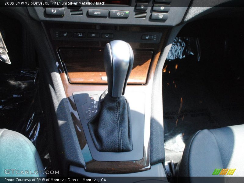 Titanium Silver Metallic / Black 2009 BMW X3 xDrive30i