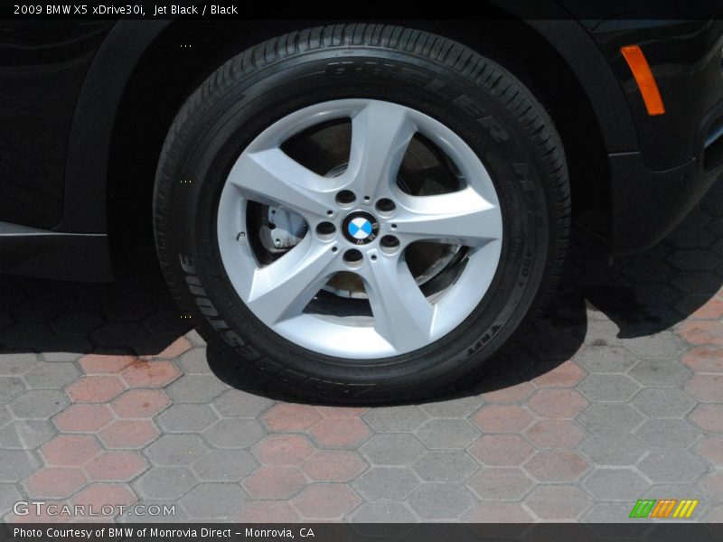 Jet Black / Black 2009 BMW X5 xDrive30i