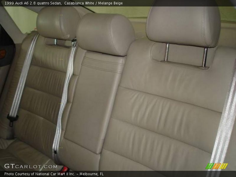 Casablanca White / Melange Beige 1999 Audi A6 2.8 quattro Sedan
