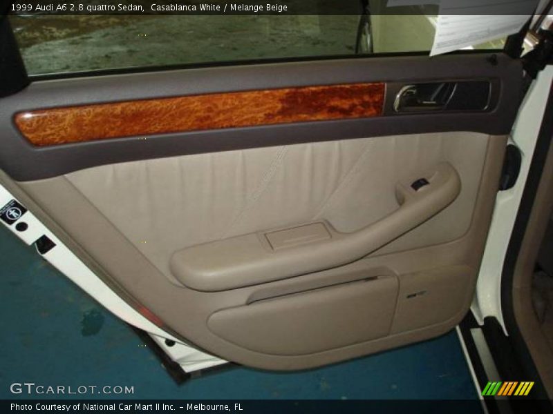 Casablanca White / Melange Beige 1999 Audi A6 2.8 quattro Sedan