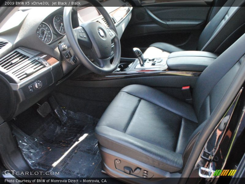 Jet Black / Black 2009 BMW X5 xDrive30i