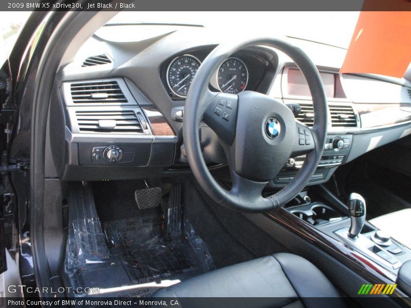 Jet Black / Black 2009 BMW X5 xDrive30i