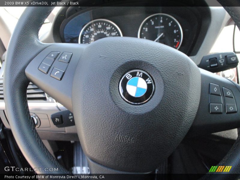 Jet Black / Black 2009 BMW X5 xDrive30i